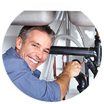 Plumber Installing Plumbing System